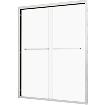 JOMOO Nine pastoral shower room partition I-shaped bath room dry and wet separation Home toilet glass door customized