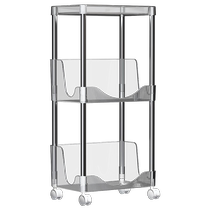 Bathroom rack floor-standing kitchen bathroom shelf toilet trolley sandwich cabinet storage cabinet gap toilet
