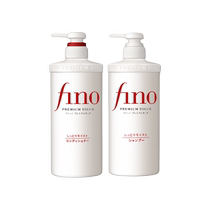 (Self-owned) Japan imported Fino Fen concentrate infection damaged repair shampoo conditioner set 550ml*2