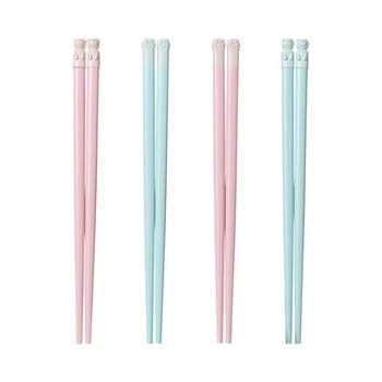 Double gun alloy chopsticks independently designed antibacterial and anti-slip