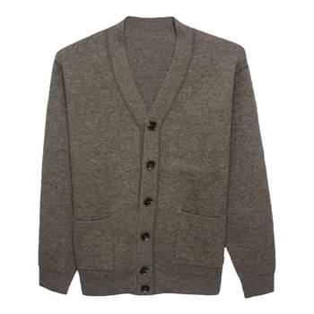 Snow leopard qinghai-tibet velvet men's wool jacket wool cardigan Snow leopard qinghai-tibet velvet men's wool jacket wool cardigan