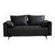 Apartment with direct arrangement of fabric sofa living room small apartment