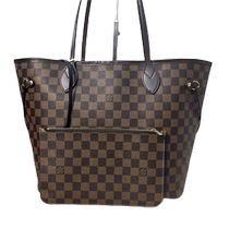 (Self-operated) Second-hand 95 new LV Louis Vuitton Neverfull series medium red lining womens handbag