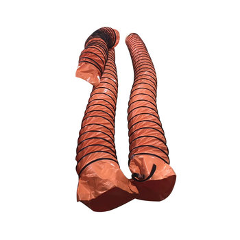 Pvc nylon plastic canvas telescopic exhaust pipe