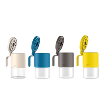 (Self-operated) Canadian zuutii seasoning jar kitchen household salt jar seasoning jar salt MSG storage box glass
