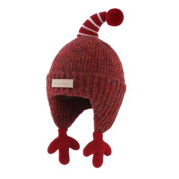 Winter super cute velvet warm and windproof ear protection beanie