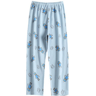 Children's pajama pants pure cotton loose home trousers