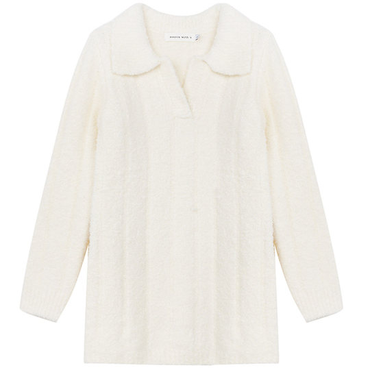 SourceWithU悠闲假日 含羊毛软糯韩版温柔毛衣裙百搭针织连衣裙女