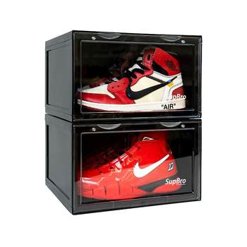High-end sneaker storage box trendy shoe wall