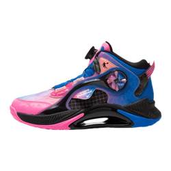 ເກີບບ້ວງ Jordan ສໍາລັບເດັກນ້ອຍແລະເດັກຊາຍ 2024 ພາກຮຽນ spring ໃຫມ່ breathable ຕາຫນ່າງ sneakers ການປະຕິບັດ rotating ປຸ່ມ sneakers