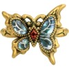 MONOLOGUE Monologue Northern Latitude Ancient Babylonian Streamer Butterfly Retro Gold Ring MR1554 Birthday Gift