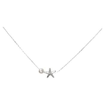Simple starfish pearl necklace exquisite star accessories