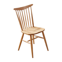 Original element solid wood dining chair modern simple oak chair back Windsor chair restaurant dining table and chairs L7129