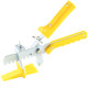 Ceramic tile leveler plastic leveling buckle to retain seam positioning
