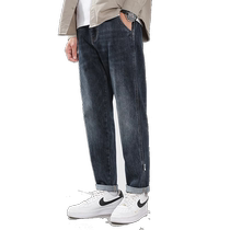 2024 Осенние новые мужские джинсы пряный цилиндр 90% Pants Spring Autumn guy 100 hitch вымытые длинные