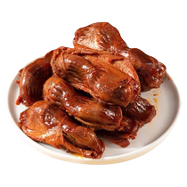 Spicy duck gizzards and duck gizzards snacks small packaged meat cooked food open bags ready-to-eat snacks casual snacks to satisfy hunger for boys