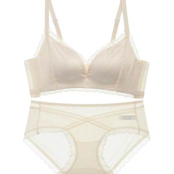 Underwear for women summer gathering thin style breathable nude feeling simple