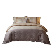 Mercury Home Textiles 60-count brushed four-piece set satin antibacterial lyocell set warm bed sheet quilt cover 24 years new product