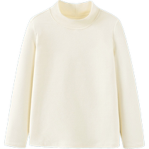 (Parent-child Nuomi T) Mini Balabala T-shirt for boys and girls 2024 winter new high-neck bottoming shirt