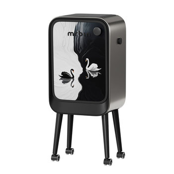 Smart sensor trash can with wheels large capacity