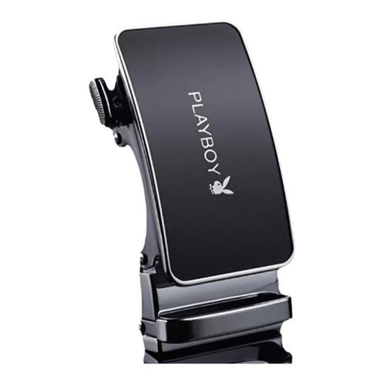 Playboy belt alloy buckle head 3.5cm men's high-end automatic buckle versatile belt buckle authentic buckle