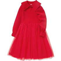 Balabala childrens clothing girls dresses childrens skirts autumn clothes baby outing clothes princess skirts trendy
