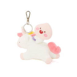 kakao unicorn plush doll pendant ins little fart peach doll cute toy doll bag keychain