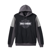 Harley-Davidson Racing Bar Shield Badge Hoodie Motorcycle Riding Jacket Autumn and Winter Mens Sweatshirt