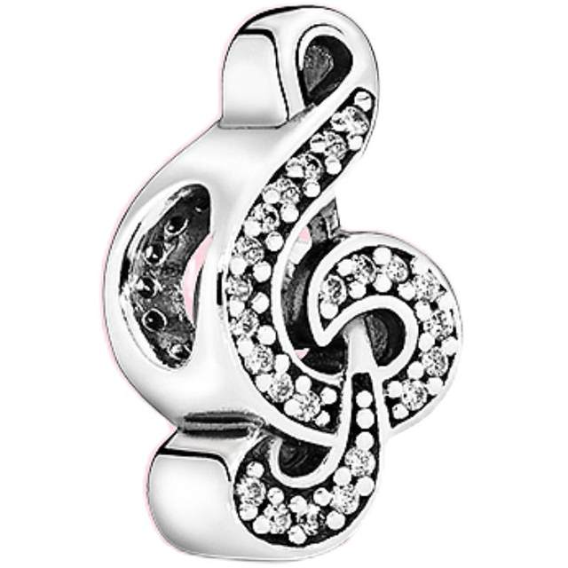 Pandora Pandora Ole silver note charm 925 silver diy beads exquisite gift