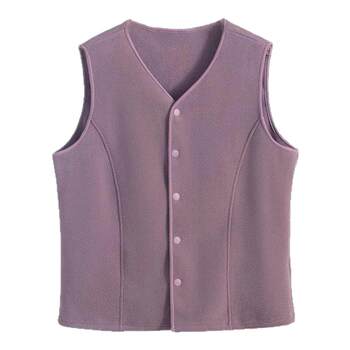 Women's austrian velvet vest single-breasted warm waistcoat