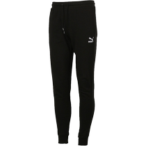 (Self-operated) Puma mens sportswear suit fashionable round neck long-sleeved T-shirt casual cuffed terry trousers