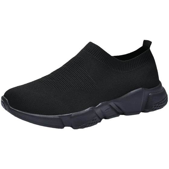 Old Beijing cloth shoes female middle -aged and elderly mother sports and casual shoes lightweight non -slip, kicking socks, shoes, black women's shoes