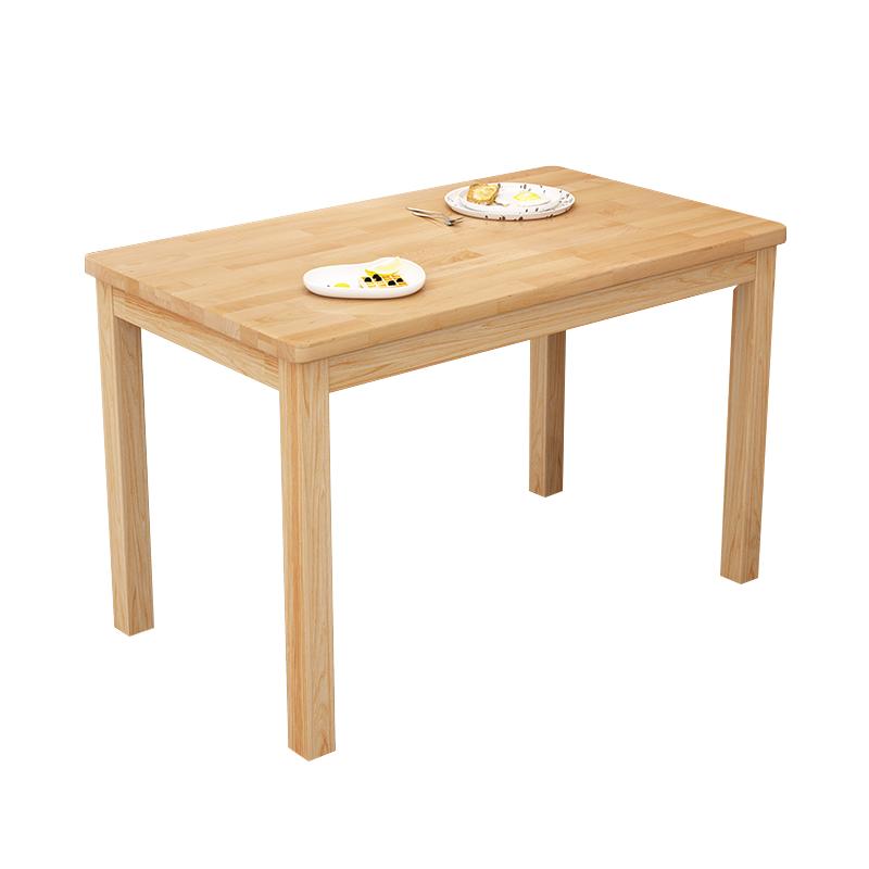 Commercial solid wood dining table and chair combination locker table and chair