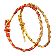 2023 new style twelve zodiac signs and eight patron saints bracelets for men and women year of birth bracelets colorful ropes eight-strand hand-knitted ropes