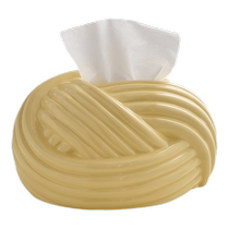 Light luxury and high-end ceramic tissue box decorations for home living room tissue box paper tissue box coffee table dining table decorations