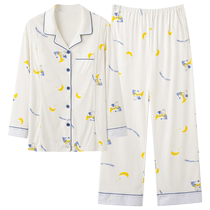 Jingqi confinement clothing summer thin postpartum pure cotton maternity pajamas breastfeeding breastfeeding pregnant and expecting childbirth home clothes for women