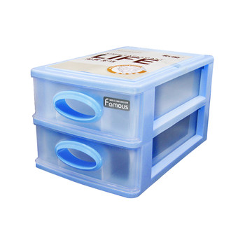 Four-layer drawer-type components plastic impact-resistant storage
