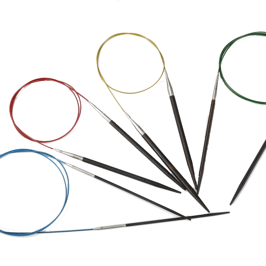 Aguja de anillo extraíble de ébano de alta gama.