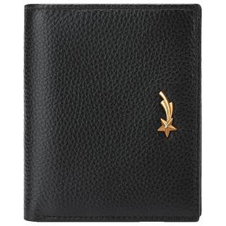 稻草人钱包女士新款真皮小众钱夹女式牛皮简约钱夹零钱包女生卡包