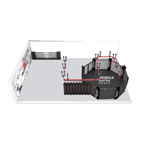 Dracula floor-standing boxing ring fighting cage octagonal cage Sanda table removable sandbag stand customized solution