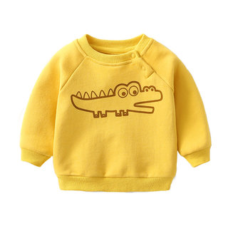 Baby Spring Clothes Girls Tops Children's Clothes Children's Clothes Spring Cotton 0 Years 3 Months Boys Baby Sweater Spring Autumn