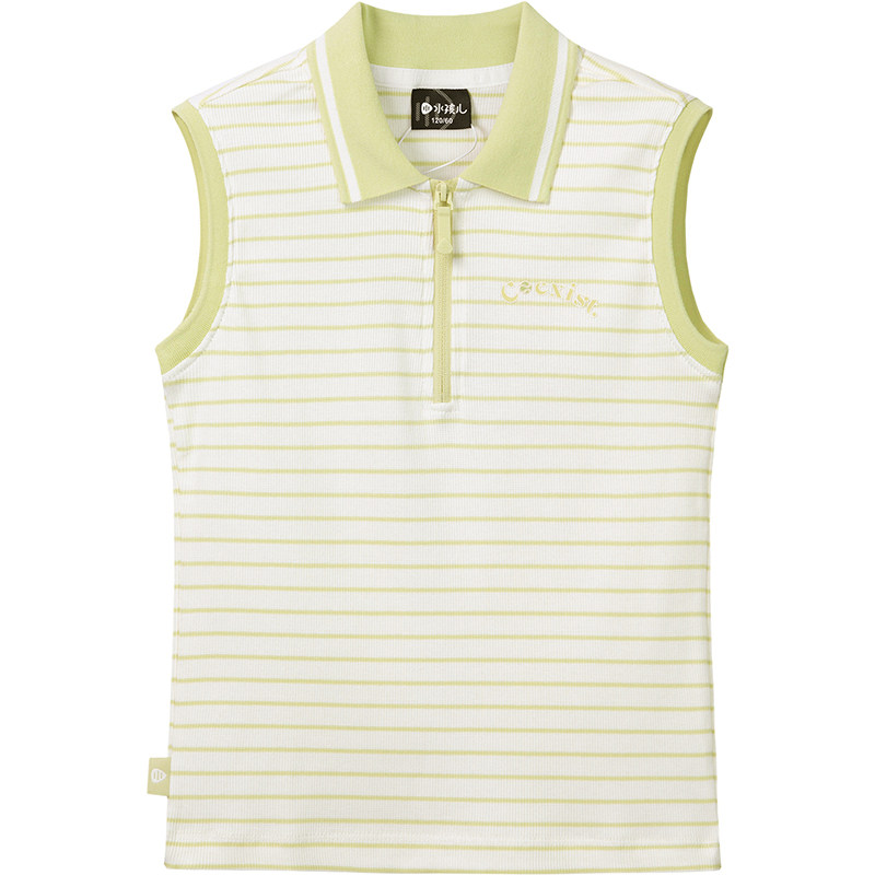 Shuihaier Girls T-Shirt Sleeveless POLO Shirt Vest