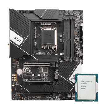 Msi z790m gaming plus wifi new xiaobailong motherboard cpu set with i5 14600kf