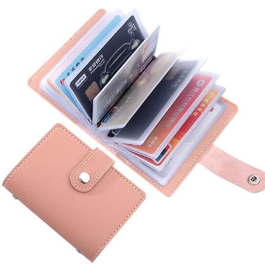 Anti-degaussing and anti-theft large-capacity card holder and driver's license holder