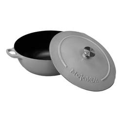 Sanxia black bottom glazed cast iron enamel pot 28cm mommy pot stew pot stew pot wok soup pot induction cooker universal