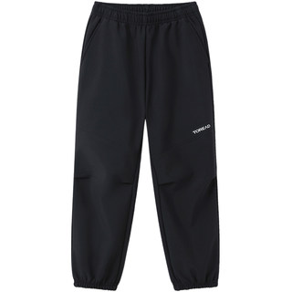 探路者儿童防水软壳裤25新款男童女童户外登山裤耐磨弹力运动裤