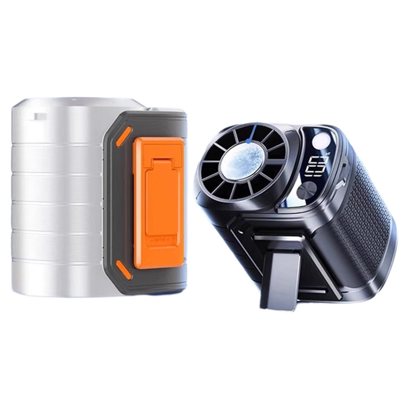 Waist-hanging refrigeration fan 2026 new outdoor semiconductor small air conditioner ultra-long battery life powerful USB charging portable hanging neck waist cooling artifact high temperature work site summer