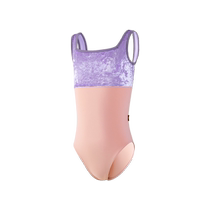 Little Jasmines new childrens ballet practice clothes female childrens dance gymnastics clothes body suits childrens gauze skirts spring and summer