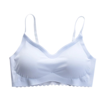 ຍີ່ປຸ່ນ Ice Silk Cooling Seamless Underwear Women's Lace Sexy Beautiful Back Sports Thin Gathering Sling Wireless Bra