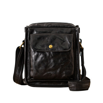 Backstep genuine leather shoulder crossbody bag casual men's bag